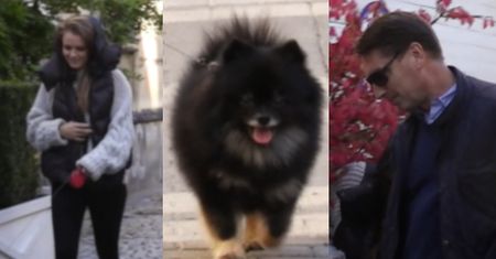 Czarek Lis zabrał na spacer Tomasza Lisa i Polę. Poszli do ulubionej knajpy celebrytów (WIDEO)