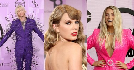 Gwiazdy muzyki brylują na American Music Awards: obsypana nagrodami Taylor Swift, Pink z rodziną, MGK w stroju jeżozwierza (ZDJĘCIA)