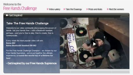 Nokia Free Hands Challenge - wykorzystaj swoje ręcę, aby wygrać N82 1