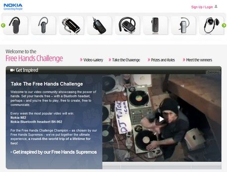 Nokia Free Hands Challenge - wykorzystaj swoje ręcę, aby wygrać N82