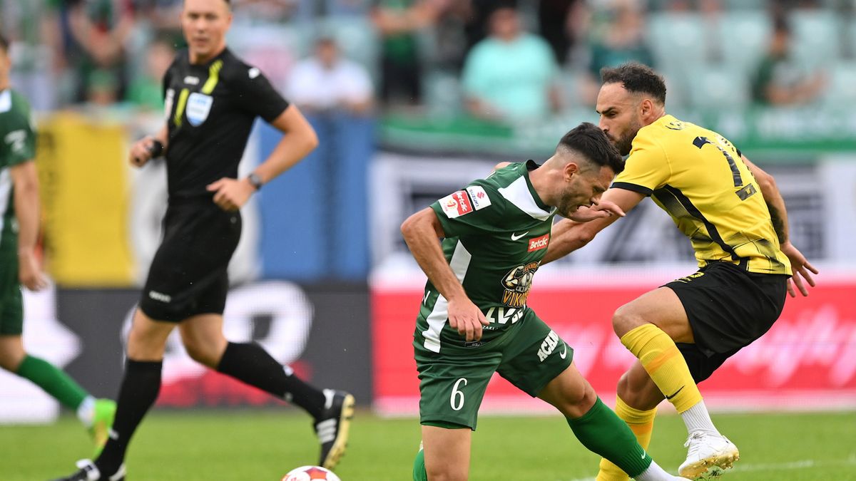 PAP / Maciej Kulczyński / Mecz Betclic I ligi: Śląsk Wrocław - Wieczysta Kraków