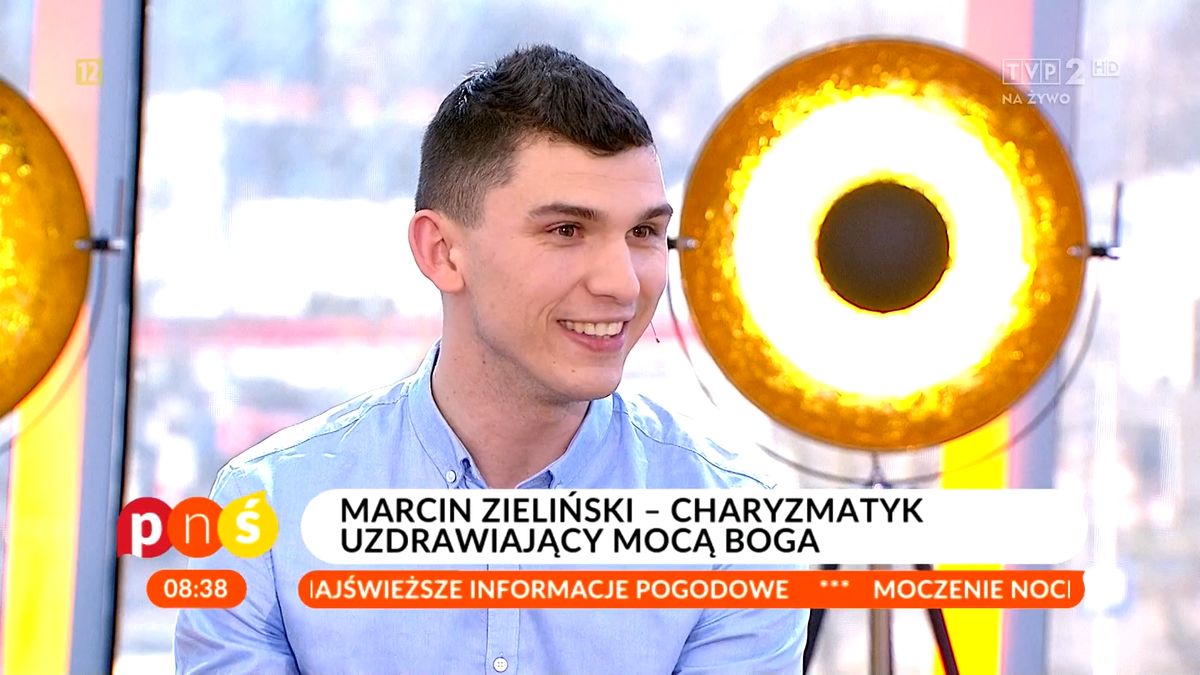 Marcin Zieliński dwukrotnie opowiadał o swoim charyzmacie w "Pytaniu na śniadanie"