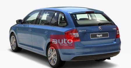 Škoda Rapid Spaceback przedwcześnie w Internecie