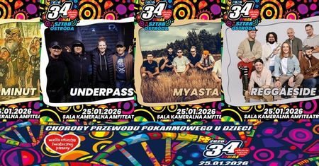 Ostróda: 18 minut, Underpass, Myasta oraz Reggaeside zagrają na finale WOŚP