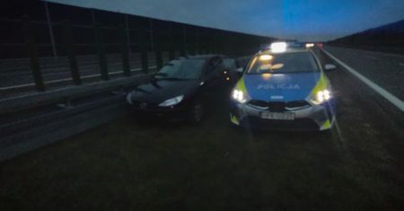87-latek jechał… autostradą A4 pod prąd.