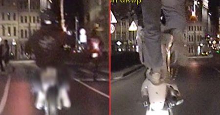 Szalał motorem po Wrocławiu. Nie wiedział, że jedzie za nim policja
