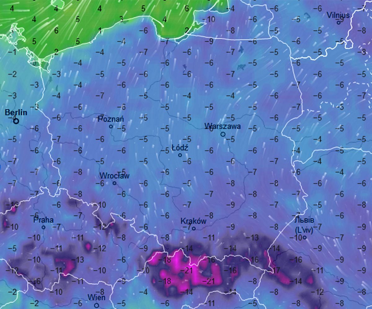Alert pogodowy. Zmrozi całą Polskę - minus 14 st. C