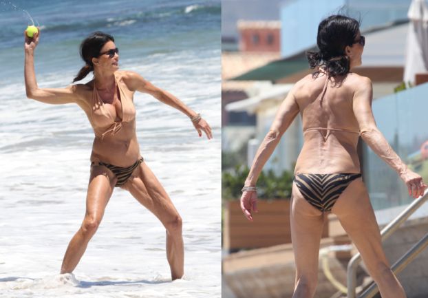 Jurorka "Top Model" straszy na plaży?