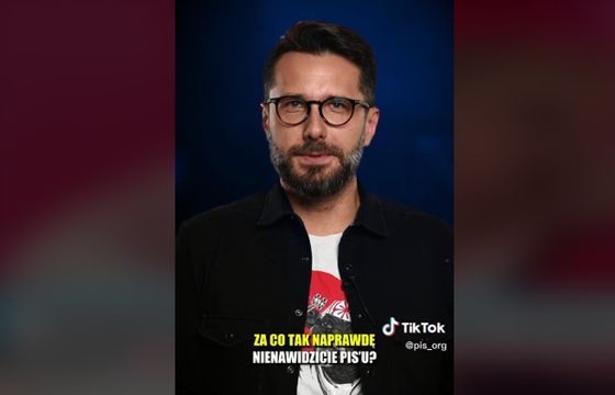 Fogiel zapytał na TikToku "za co nienawidzicie PiS", film usunięto. "Prowokacja dla mobilizacji elektoratu"