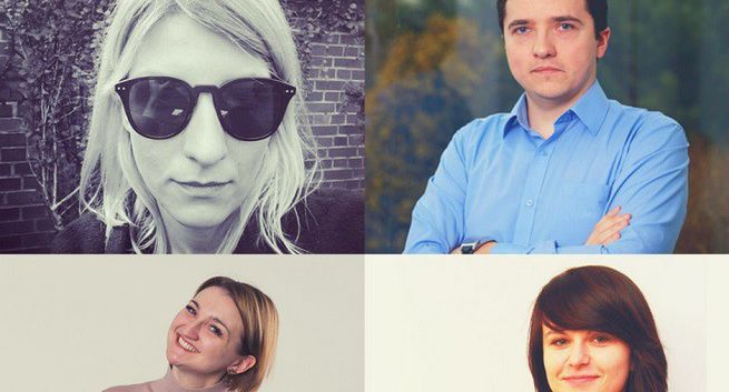 Aleksandra Szumilas-Ocalewicz, Adrian Kornacki, Monika Szmigiel i Milena Walczak w MullenLowe MediaHub