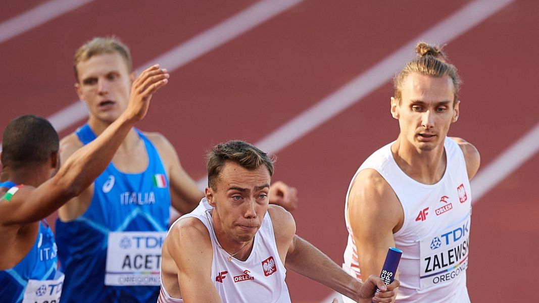 PAP / Na zdjęciu: polska sztafeta 4x400 mężczyzn