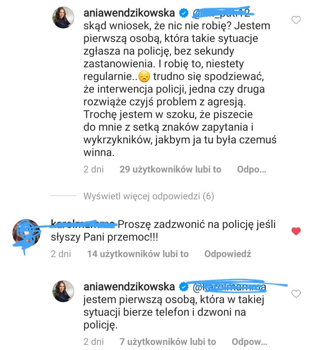 Anna Wendzikowska o przemocy domowej