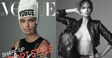 Ekscentryczna sesja Adriany Limy w "Vogue'u"!