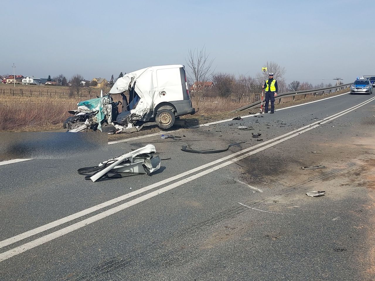 Tragedia na drodze. Kierowca nie miał szans