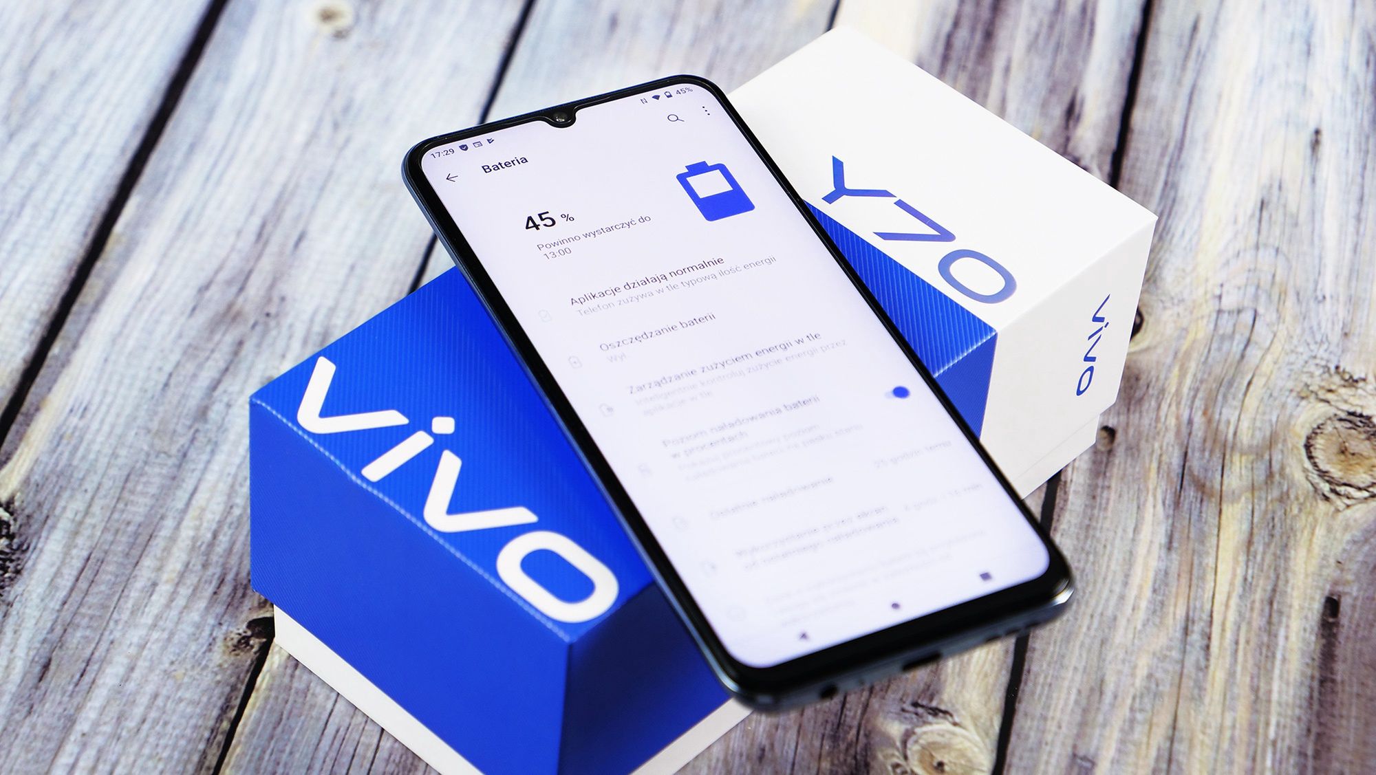 vivo Y70 przy typowym użytkowaniu wytrzyma ponad 1 dzień pracy