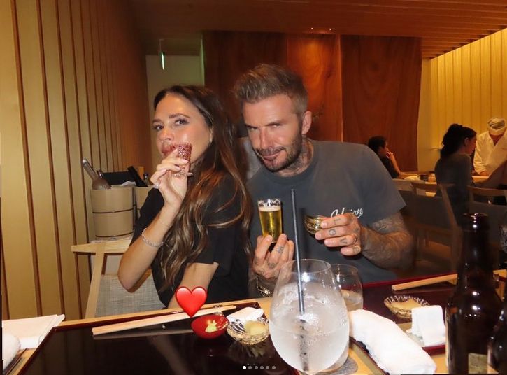 Victoria i David Beckhamowie