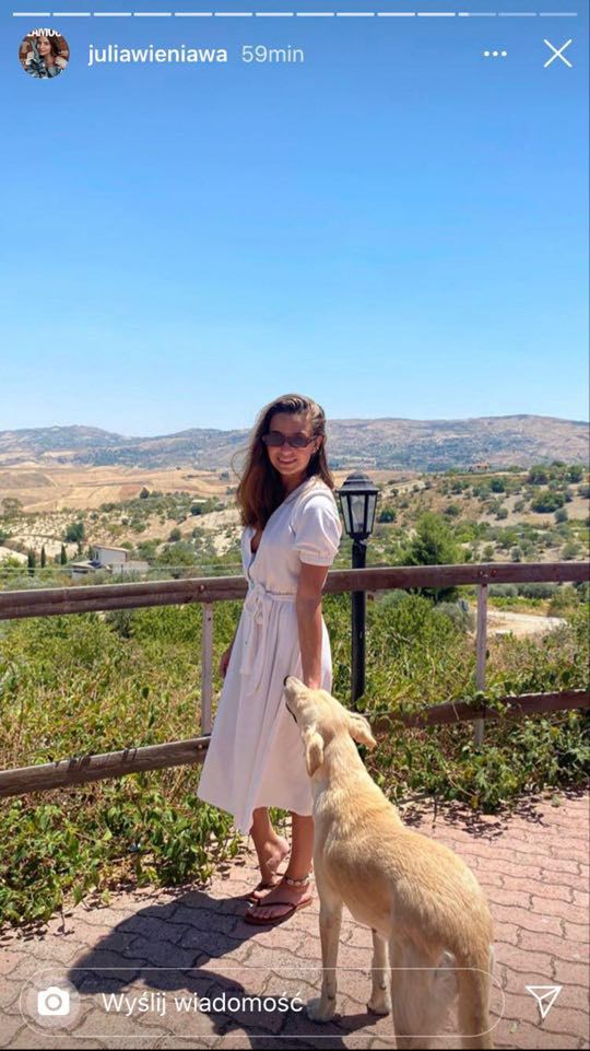 Julia Wieniawa w sukience na lato 