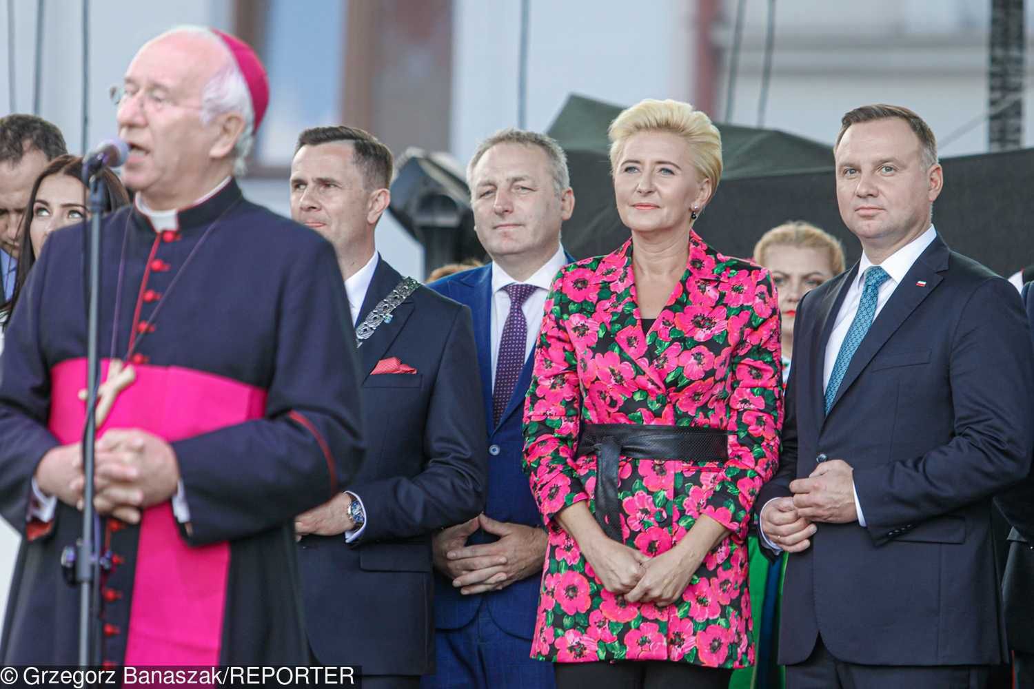 Agata Duda i Andrzej Duda - Święto Kwiatów, Owoców i Warzyw, Skierniewice 2019