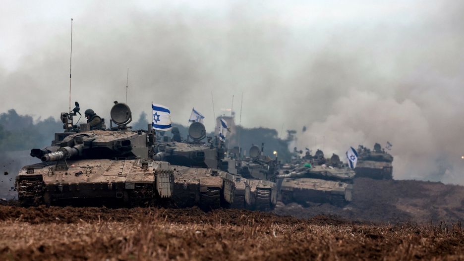 Wojna izraelsko-palesty?ska
A unit of Israeli soldiers return with their tanks to the Israeli side of the border with the Gaza Strip, after spending months in the Palestinian territory engaged in battles with Hamas militants, on January 28, 2024, as the fighting between the two warring sides continues. (Photo by Menahem KAHANA / AFP)
MENAHEM KAHANA