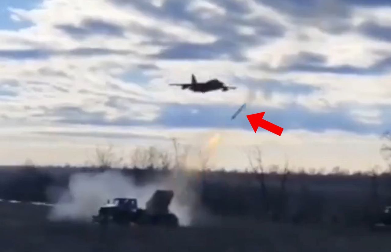 Russian military narrowly avoids disaster: Own missiles almost take out Su-25 jet in shocking near-miss