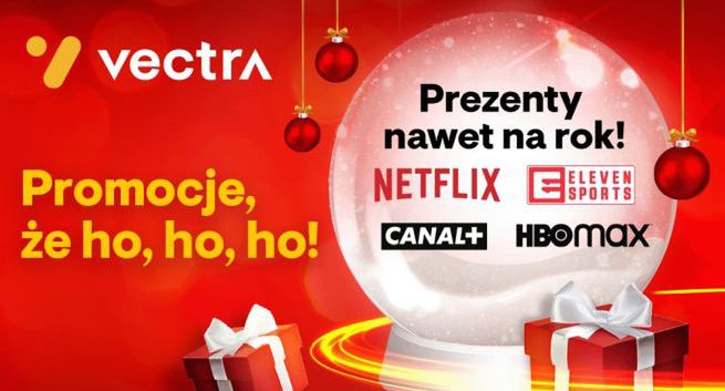 Vectra w świątecznej promocji z dostępem do HBO Max