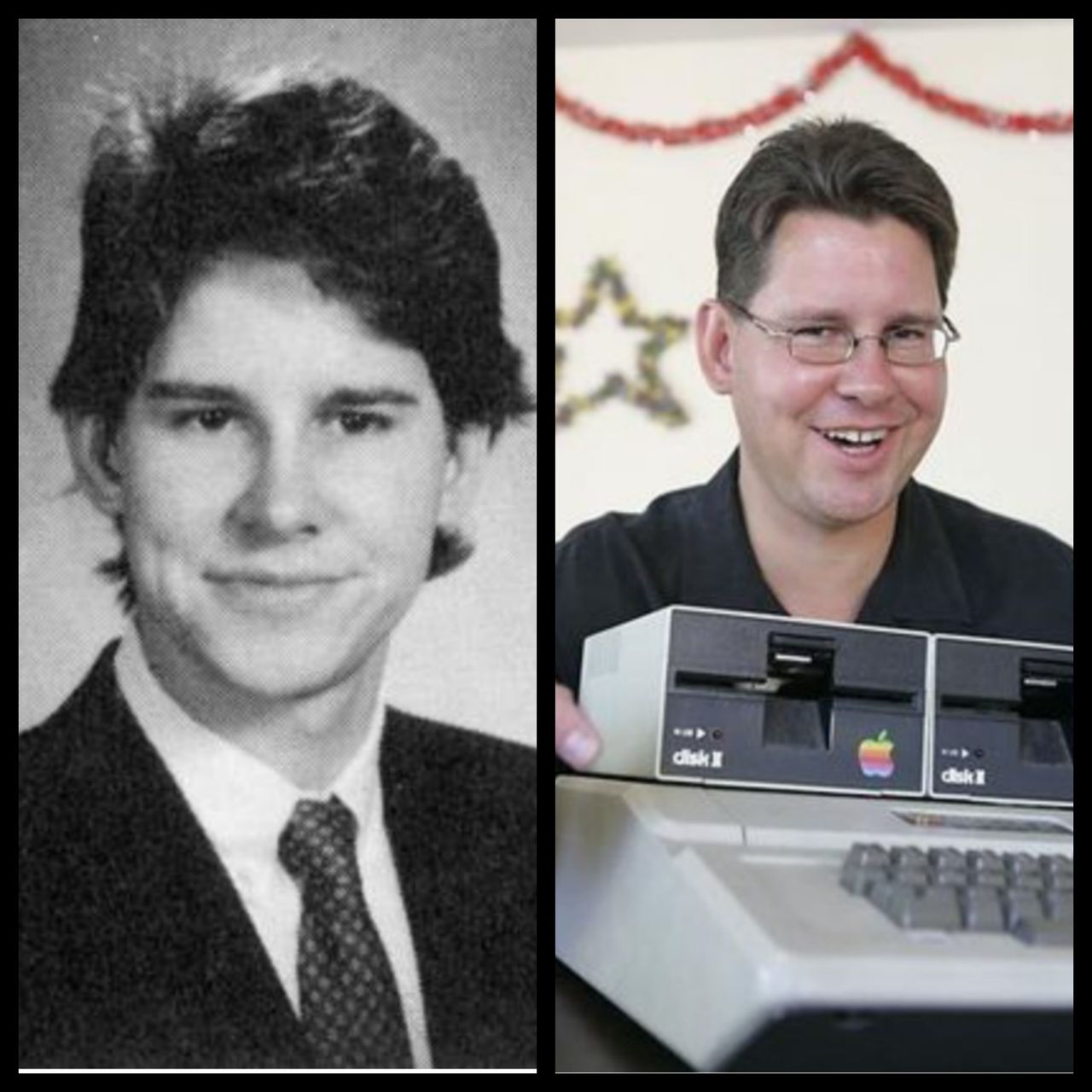Rich Skrenta w roku 1989 i 2007