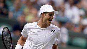 Wimbledon 2019: Hubert Hurkacz - Novak Djoković. Trzygodzinny bój Polaka z liderem rankingu ATP (galeria)