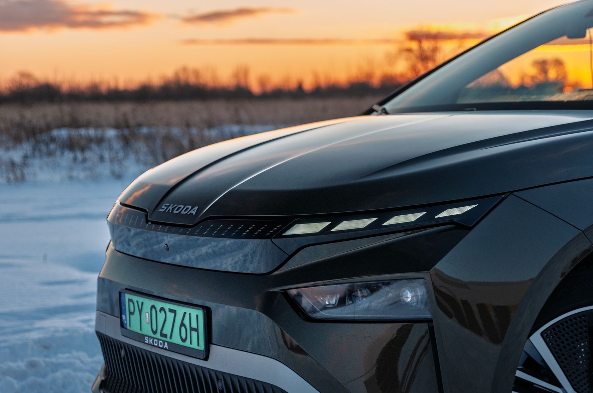 Skoda Enyaq 85 (2025) zimą