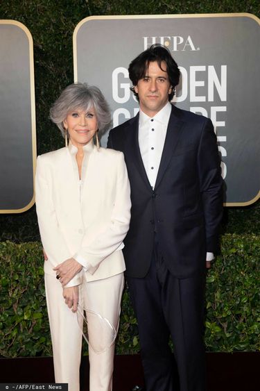 Jane Fonda i jej syn Troy Garity  – Złote Globy 2021