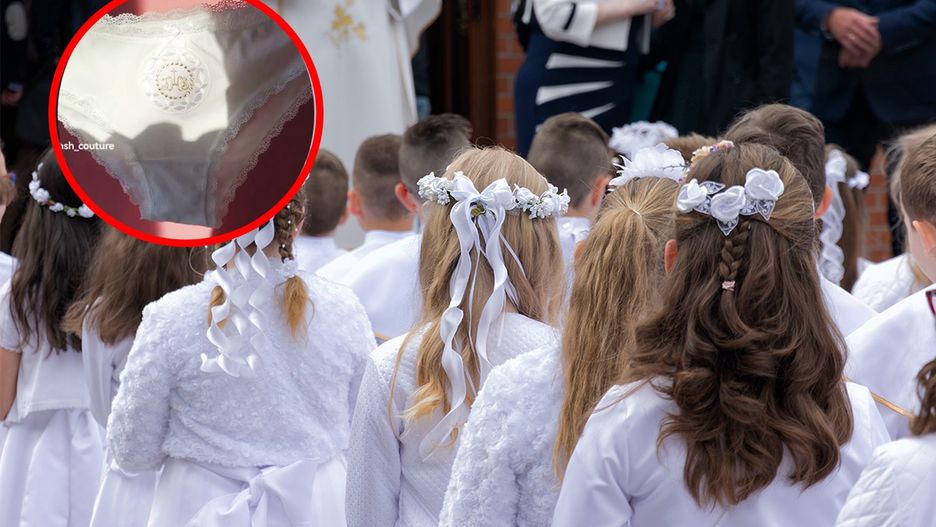 Majtki komunijne zaszokowały internautów