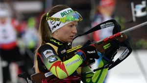 PŚ w biathlonie: triumf Domraczewej, dalekie miejsca Polek