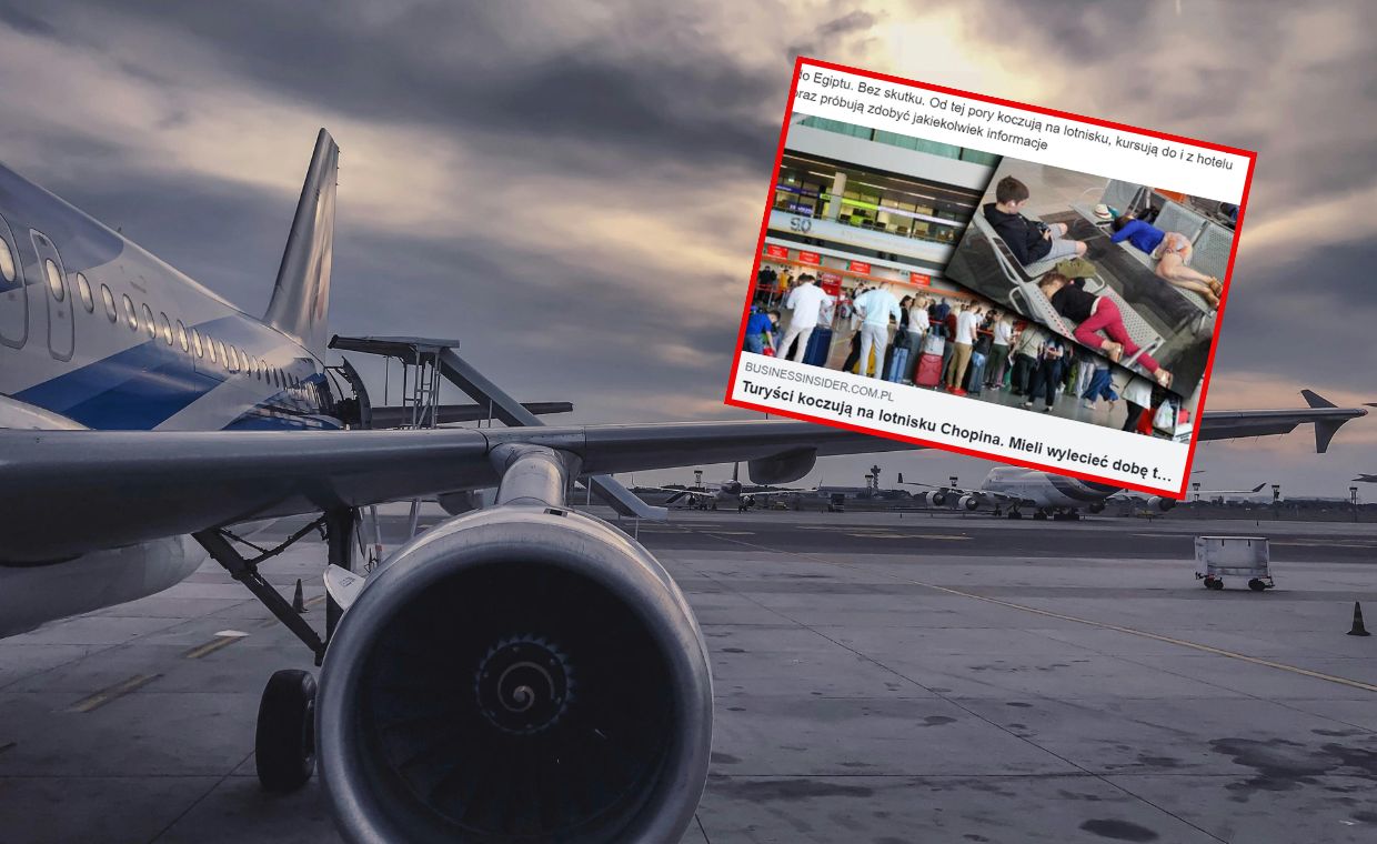Mieli lecieć na wymarzone wakacje. Od ponad doby koczują na Okęciu