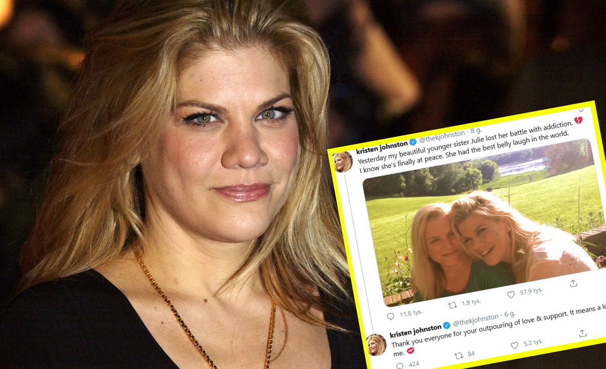 Kristen Johnston opłakuje siostrę. Publicznie zdradziła przyczynę śmierci