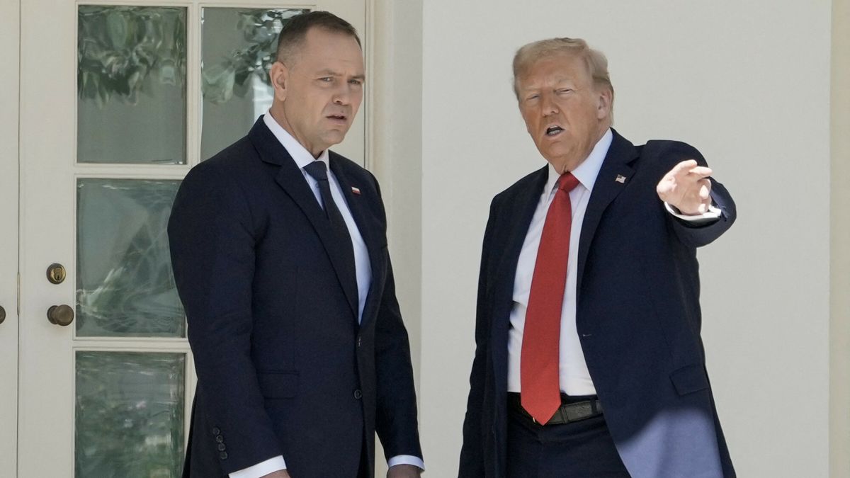 Karol Nawrocki i Donald Trump