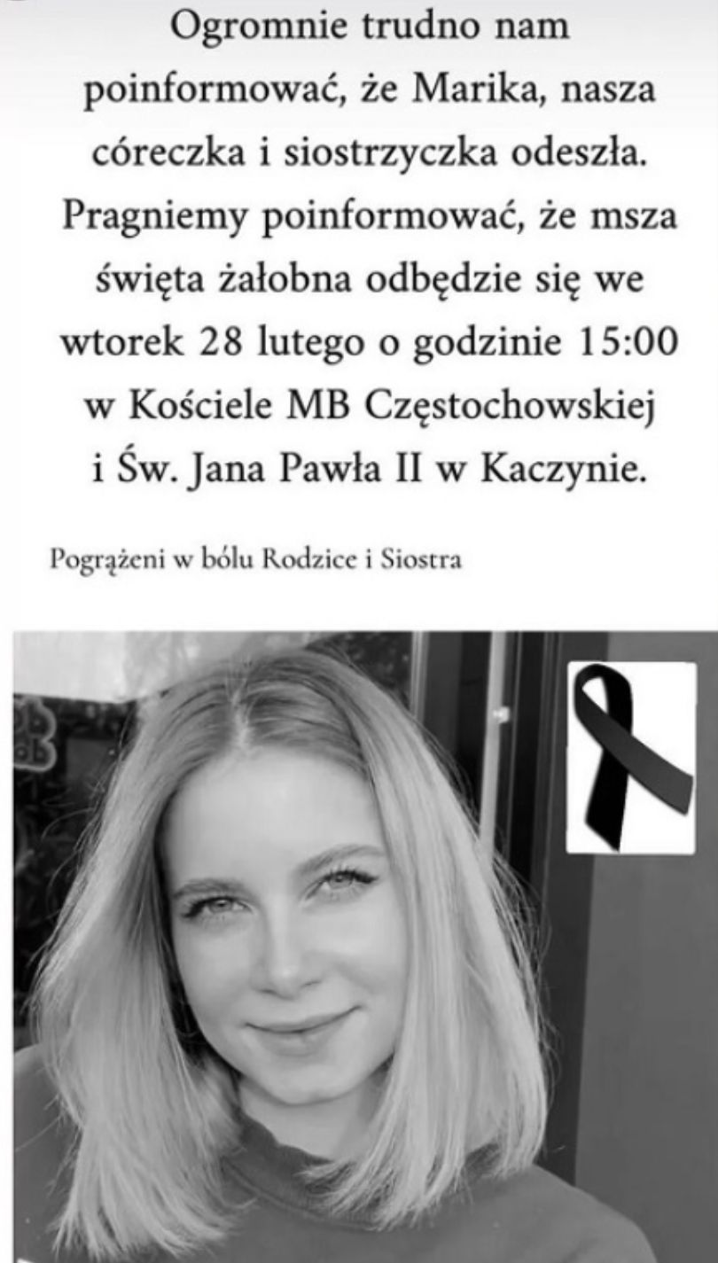 Nie żyje 23-letnia tiktokerka. Była dziewczyną Bartka Kubickiego z Genzie
