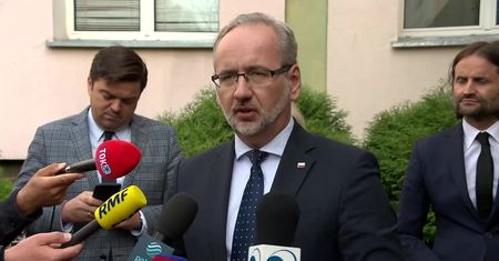 Minister zdrowia po spotkaniu Trójstronnego Zespołu ds. Ochrony Zdrowia.