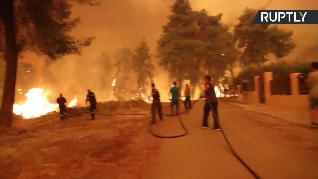 Pożary na greckiej wyspie Eubea. Ewakuowano ponad dwa tysiące osób