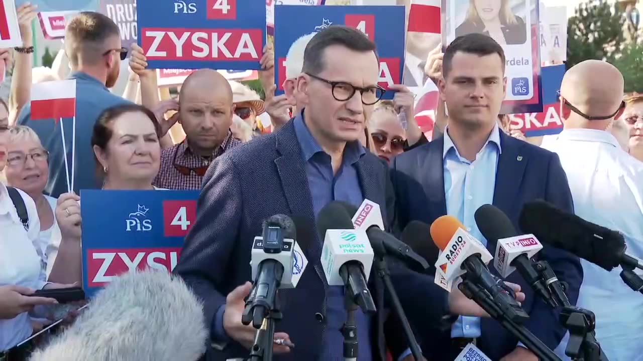 Morawiecki: PiS jest najlepszym wyborem, nawet jak się potykamy to przepraszamy za błędy