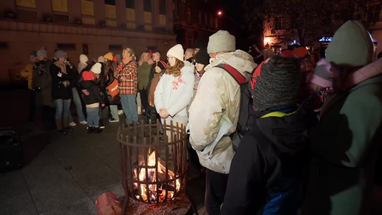 Marsz przeciwko przemocy w centrum Bielska-Białej