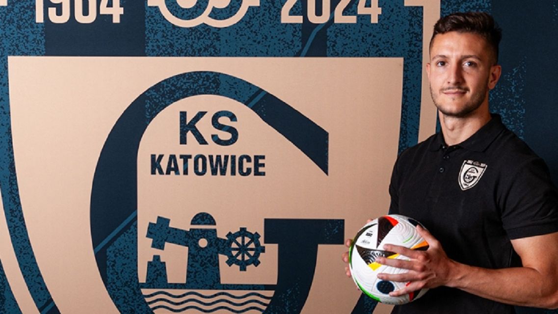 Materiały prasowe / GKS Katowice / Na zdjęciu: Borja Galan nowym piłkarzem GKS-u Katowice