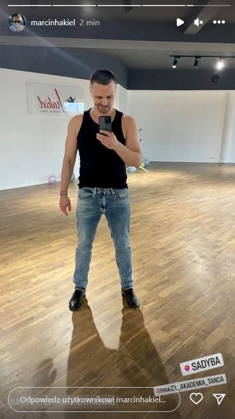 Marcin Hakiel przypakował