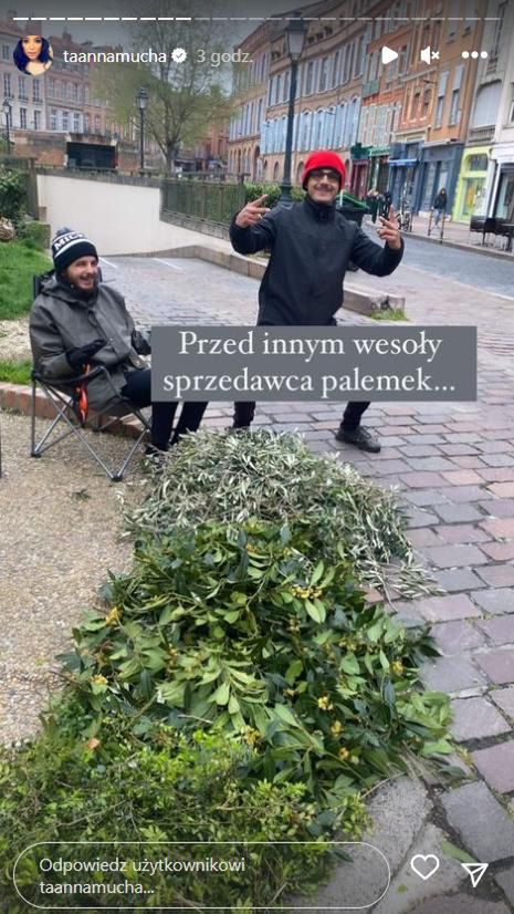 Anna Mucha poszła do kościoła