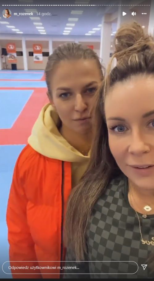 Małgorzata Rozenek na obozie Anny Lewandowskiej
