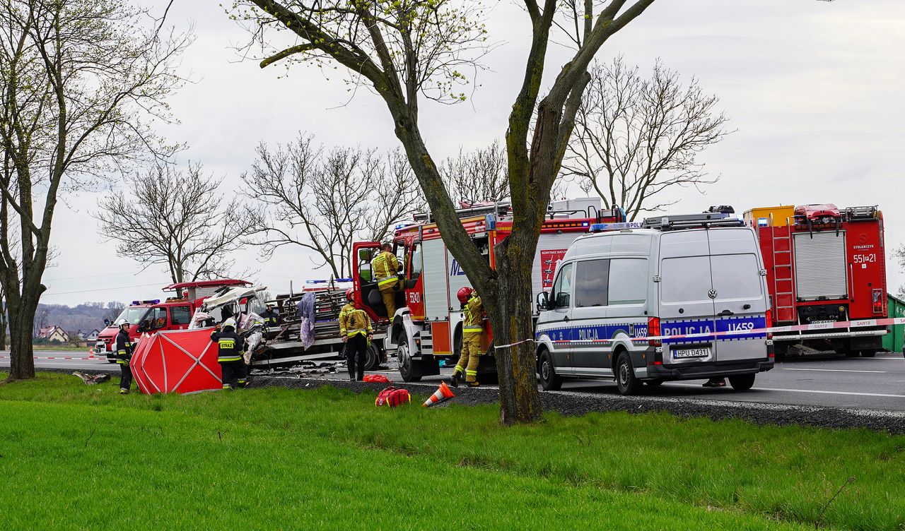 Śmiertelny wypadek pod Piłą. DK11 zablokowana