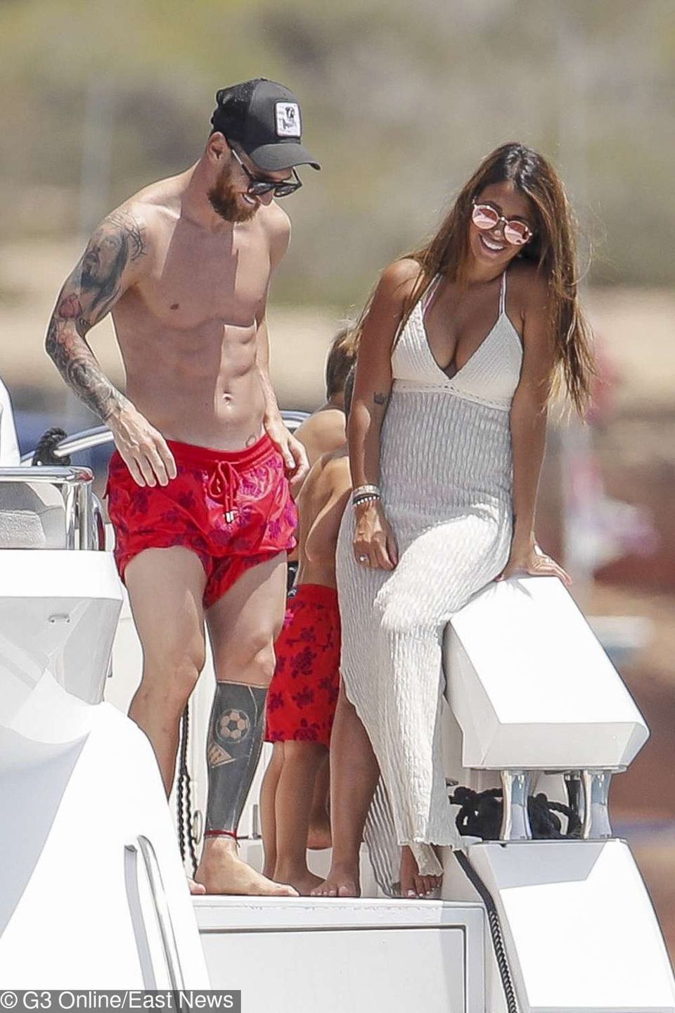Leo Messi z rodziną na Ibizie