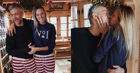 Fani śmieją się z Żebrowskiego w kalesonach: "Chyba ma pan jakiegoś węża w piżamie!" (FOTO)
