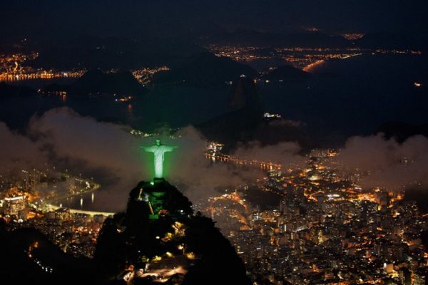 Przedziwne opady w Rio de Janeiro