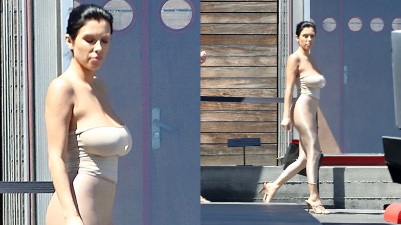 Bianca Censori paraduje w cielistych legginsach. Jak druga skóra? (ZDJĘCIA)