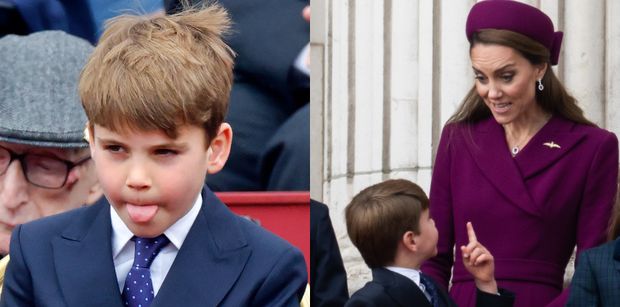 Książę Louis znów skradł uwagę na balkonie Pałacu Buckingham. Księżna Kate musiała zwrócić mu uwagę