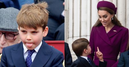 Książę Louis znów skradł uwagę na balkonie Pałacu Buckingham. Księżna Kate musiała zwrócić mu uwagę